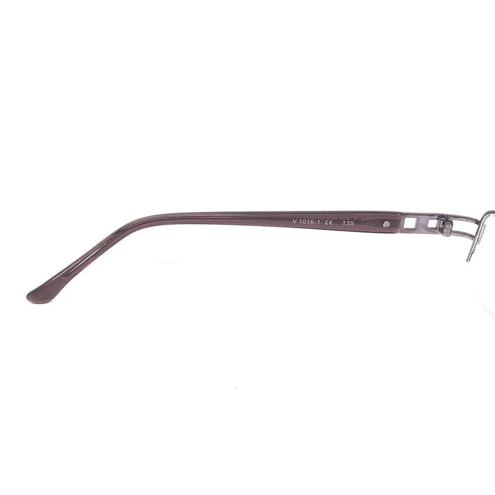 Vendela Eyeglasses Frames V 1016-1 Purple Rectangular Half Rim 51-17-135